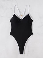 Extreme String Mini Micro Thong Women Swimwear One Piece Swimsuit Female Backless Pearls Padded Bather Bathing Suit Swim K7410