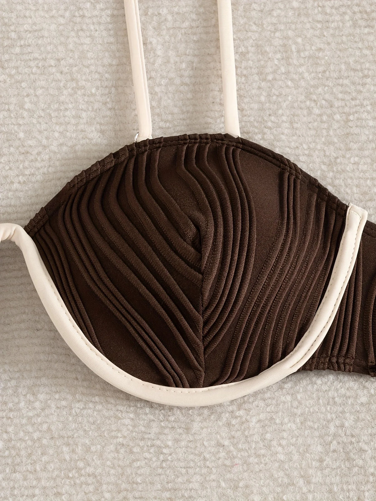 ZTVitality Sexy Patchwork Underwire Bikini 2025 New Arrival Biquini Padded Bra Push Up Bandage Swimsuit Women Swimwear Beachwear
