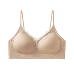 Underwear Women's Summer Thin Small Chest Thick Push-up Big Invisible Seamless Spaghetti Strap Bra Jelly Back Bras 2026