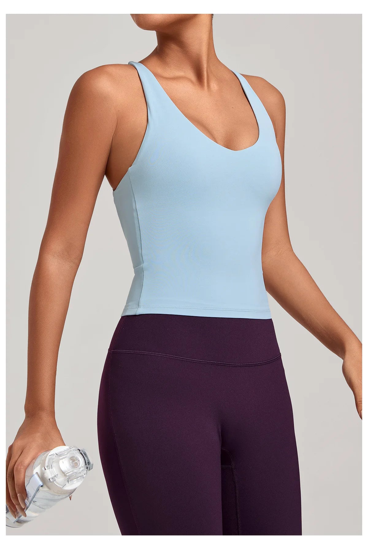 Women Sports Yoga Vest With Cross Shoulder Straps Quick Drying Sexy Yoga Bra Gym Breathablefitness Push Up Training Sports Vest