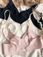 French Sweet Cute Print of flowers Underwear Women Sexy Ultra Thin Seamless Bra Summer Ice Silk Comfort Lingerie Wire Free Bras
