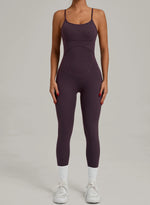 Padded One-Piece Yoga Clothes Sportswear Women's Gym Push Up Workout Clothes Fitness Sports Fitness Wear Yoga Jumpsuit