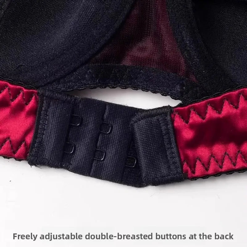 French Thin Cup Lingerie Set Sexy Lace Push Up Bra Fashion Women Silk Fabric Underwear High Quality Intimates Bras and Panties