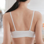 Women Padded Bra And Panties Set Wire Free Seamless Bra Sexy High Waist Thongs Underwear Sports Brassiere Female Lingerie Set
