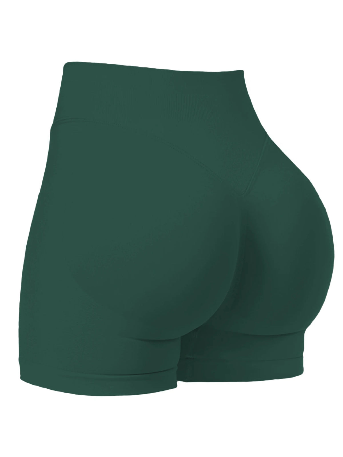 Seamless Hip Hugging Fitness Shorts, Internet Famous Sports Three Part Pants, High Waisted and High Stretch Peach Hip Pants for