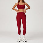 New Yoga Set 2Pcs Women No Logo Tank Tops High Waist Seamless Shorts Workout Outfit Fitness Gym Clothes Workout High quality