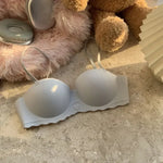 Women 1/2 Fixed Cup Bra Seamless Underwear Padded Bras Cute Heart Print Non-wired No Rims Sexy Lingerie Brassiere S-XL