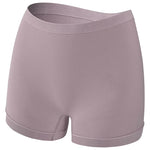 1PC Women Mid-Rise Boyshort Panties Ribbed Seamless Underwear Ladies Stretch Sports Panty Comfort Sexy Lingerie S-5XL Intimates