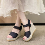 High-heeled Wedge Platform Fish Mouth 2026 New Women's Peep Toe Sandals Womens Shoes Comfort Summer Designer Shoes