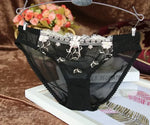 MOYISU Pure Sexy French Ultra-thin Underwire Large Size Bra Set Fat Mm Big Chest Small D Cup Bra Thin Lace Underwear Women