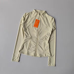 Women's High-End Yoga Suit with Standing Collar Long-Sleeved Sports Jacket for Running And Training Windproof Fitness Jacket