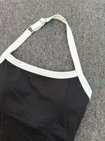 Hanging Neck Top Women Sports Bra Push Up Fitness Yoga Bra Color Blocked Underwear Gym Sport Tops Women Running Vest Bralette