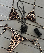 Micro Bikinis Push Up Women Swimsuits 2025 Sexy Swimwear Brazilian Bikini Set Leopard Biquini Solid Swimsuit Summer Beachwear