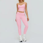 Women Yoga Set 2/3PCS Gym Clothes Long Sleeved Sportswear Yoga Suits Fitness Tracksuits Sport Outfits Crop Tank Bra Gym Leggings