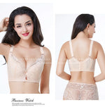 Sexy Women Bra Plus Size C D E Cup Push Up Bra Brassiere Side Adjustment Underwear Push Up Bra 75 80 85 90 95 100 105 110 115CDE