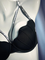 Sexy Shell Cup Push up Bra Women Rhinestone Adjustable Straps Underwire Brassiere Stylish & Comfortable Lingerie