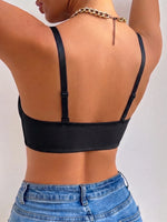 Solid Women Push Up Bra Front Closure Invisible Anti-slip Particles Side Collect Fat Comfortable Brassiere
