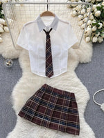 Women's Sexy Bow Lace-Up Sensual Dress Set Fashion Uniform - Trendy Comfortable Dress Ensemble for Adults New