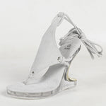 New Fashion Clip Toe Ankle Strap Irregular High Heels Walking Hollow Shoe Summer Party Women Platform Wedge Sandal Size 43