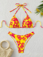 icro Bikini Women Swimwear Bandeau Swimsuit Woman Female Biquini Thong Bikinis Set Floral Brazilian Bathing Suit Beachwear