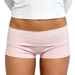 2026 Summer Women Striped Over Fold Shorts Elastic Waist Skinny Short PantsDaily Casual Lounge Jogging Shorts