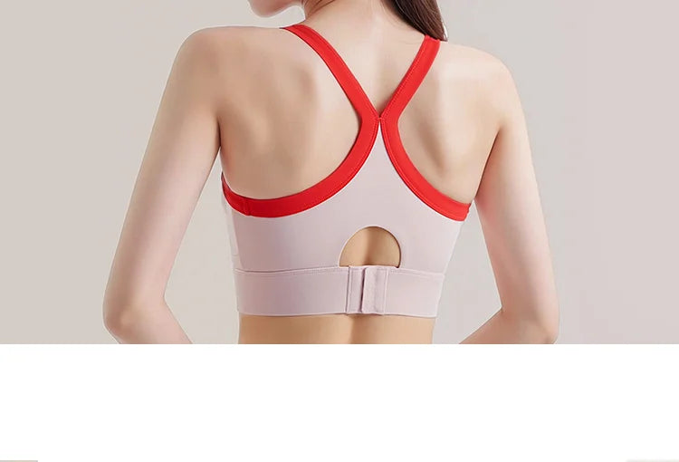 New Selling High Strength Sports Underwear Women's Shock-proof Cross Back Yoga Wear Sports Bra Fitness Vest