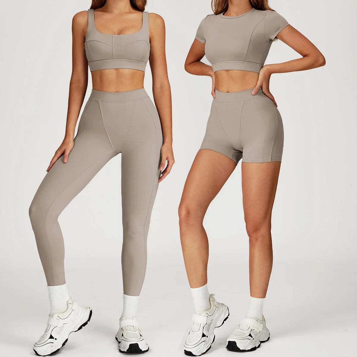 New Yoga Set 2Pcs Women No Logo Tank Tops High Waist Seamless Shorts Workout Outfit Fitness Gym Clothes Workout High quality