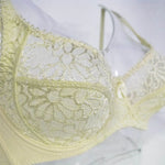 Womens Lace Bras Transparent Underwire Bra Sexy Lingerie Underwear Perspective Plus Size Bralette Large Cup 34-44 B C D DD E F