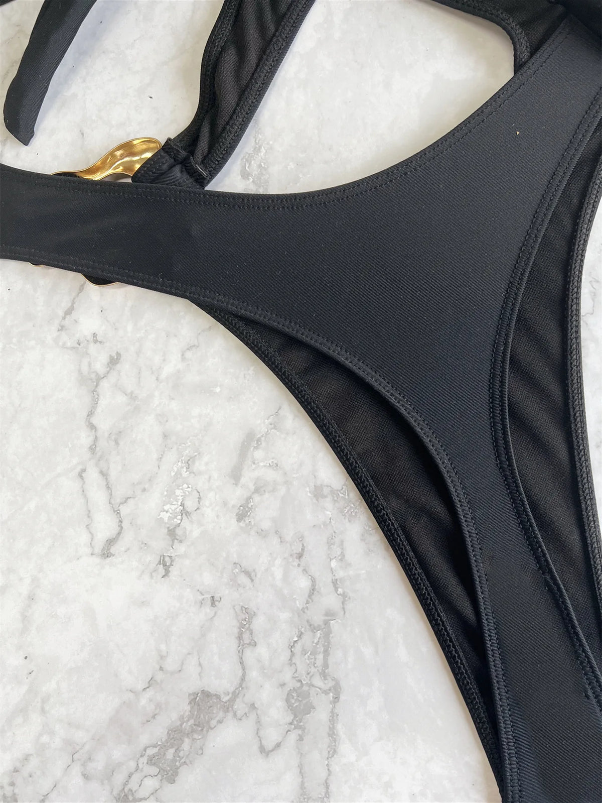 Shiny Blue Snakeskin Print One Piece Swimsuit Women 2026 Sexy Hollow Out Backless Metal Cross Bathing Suit Swimwear Monokini