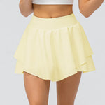 Summer Golf Skirt Women High Waist Running Outdoors Tennis Sport Skirt Pockets Fitness Gym Casual Shorts Athletic Workout Skirts