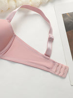 Thickened bra set gathering and bursting solid color set suitable for wearing sexy women's underwear with small breasts B2051