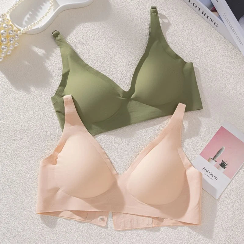 3Pcs/Set Seamless Bras Wire Free Brassiere Women Underwear Female Sexy Lingerie Plunge Underwear & Sleepwears Intimates