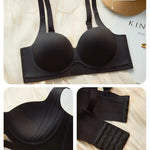 Comfortable Bra Seamless Bra Women's Large Cup Anti-sag Comfort Bras Soft Underwire SupportBreathable Bra 2025