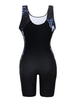 2026 Vintage Racing Swimsuit One Piece Long Knee Swimwear Women Rush Guard Bathing Swimming Swim Suit Female Beachwear XXL