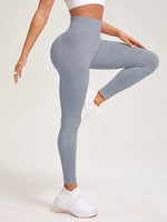 Retro Stone Wash Sportswear Woman Gym Yoga Pants Distressed Seamless High WaistWomen Sports Leggings Tummy Control Squat-Proof
