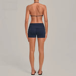 Women's Yoga Suit High Waist Hip Lift Tight-fitting Invisible Fold Sports Gym Halter Neck Suit Fitness Running Workout Yoga Set