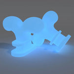 1Pair DIY Shark Slippers Charms Night Glowing Lantern Unicorn Cute Strawberry Panda Ice Cream Fins Shoes Accessories