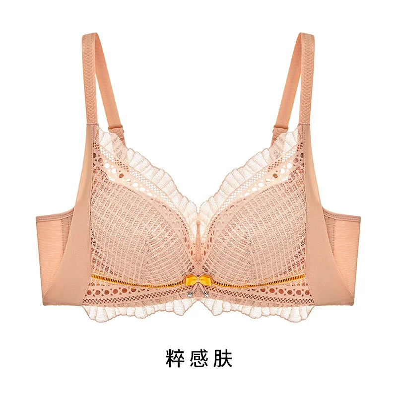 Autumn Winter Women's Lace Underwire 2024 Push Up Bra Sexy Underwear Bras for Women Bralette Lace Bra Lingerie Intimates SWD9021