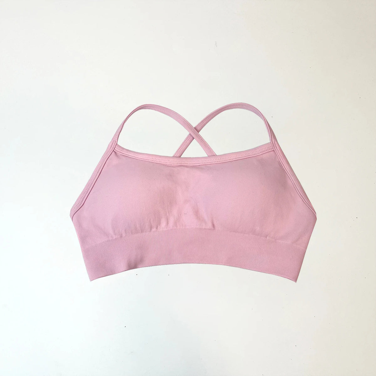 NCLAGEN Backless Sports Bra high support Fitness Underwear Back Cross Gym Crop Top Women Training Running workout Seamless Bras