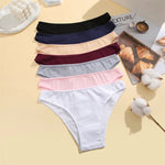 Women's Cotton Panties M-2XL Soft Low-Rise Underwear Ladies Comfortable Underwear Ladies Underpants Female Lingerie 7 Colors New