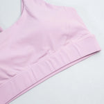 DIAS FIT JOY Women's Breathable Yoga Bra with Removable Padding for Gym And Home Workouts Comfortable Supportive Fitness Bra
