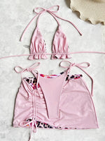 XS - L Two-side Wearable Reverside Bikini Women Swimwear Female Swimsuit Three-pieces Bikini Set Bathing Suit Swim Beachwear