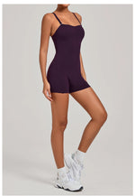 Womens Two Way Wear Bodysuit Sleeveless Yoga Stretch One Piece Romper Sexy Fitness Side Pockets Sportwears Bodysuit