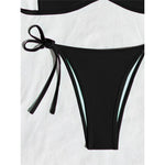 XS - L Halter High Leg Cut Bikini Female Swimsuit Women Swimwear Two-Pieces Bikini Set Strappy Bather Bathing Suit Swim V8276