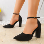 2026 Spring Summer Sandals New Women's Pointed Toe Pumps Fairy Korean Style Versatile Fashion High Heel Shoes
