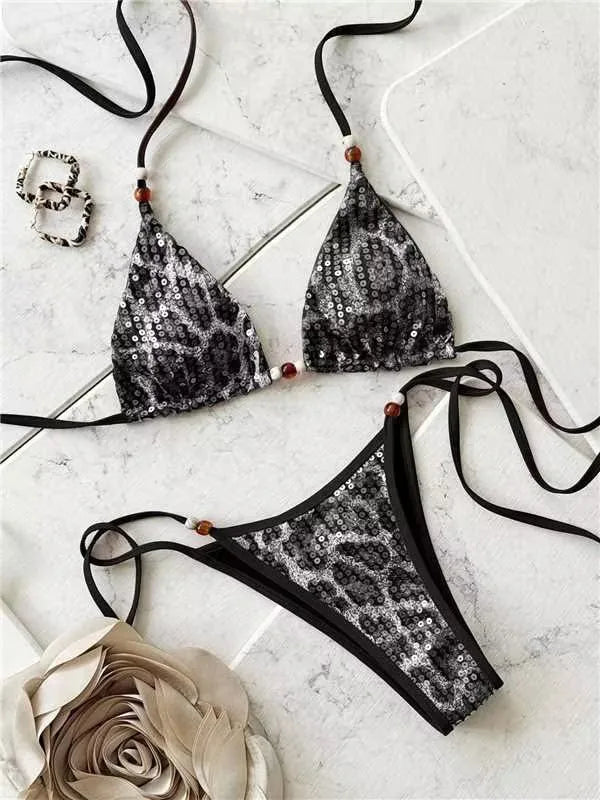 Fashion swimsuit bikini swimsuit European and American style beach sexy bikini