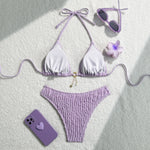 New White Sexy Bikinis Swimsuits Women's Swimwear Push Up Female Beach Swim Wear Bathing Suits Brazilian Bikini Set Pool Bather