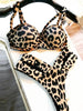 Leopard High Waist Bikini Push Up Bra Cup Bikinis 2026 Women Swimsuit Female Swimwear Two Piece Bikini Set High Cut Bathing Suit
