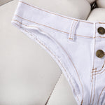 Sexy Low Waist Mini Denim Shorts Women Summer Beach Short Pants Jeans Woman Fashion Womens Club Party Jean Micro Shorts LTMW