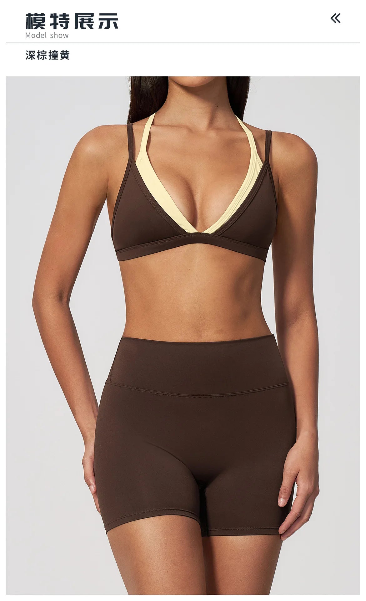 Women 2PCS Yoga Suit Double Strap Shockproof Sports Bra High Waist Tigh Short Fitness Suit Gym Running Leggings Tracksuits